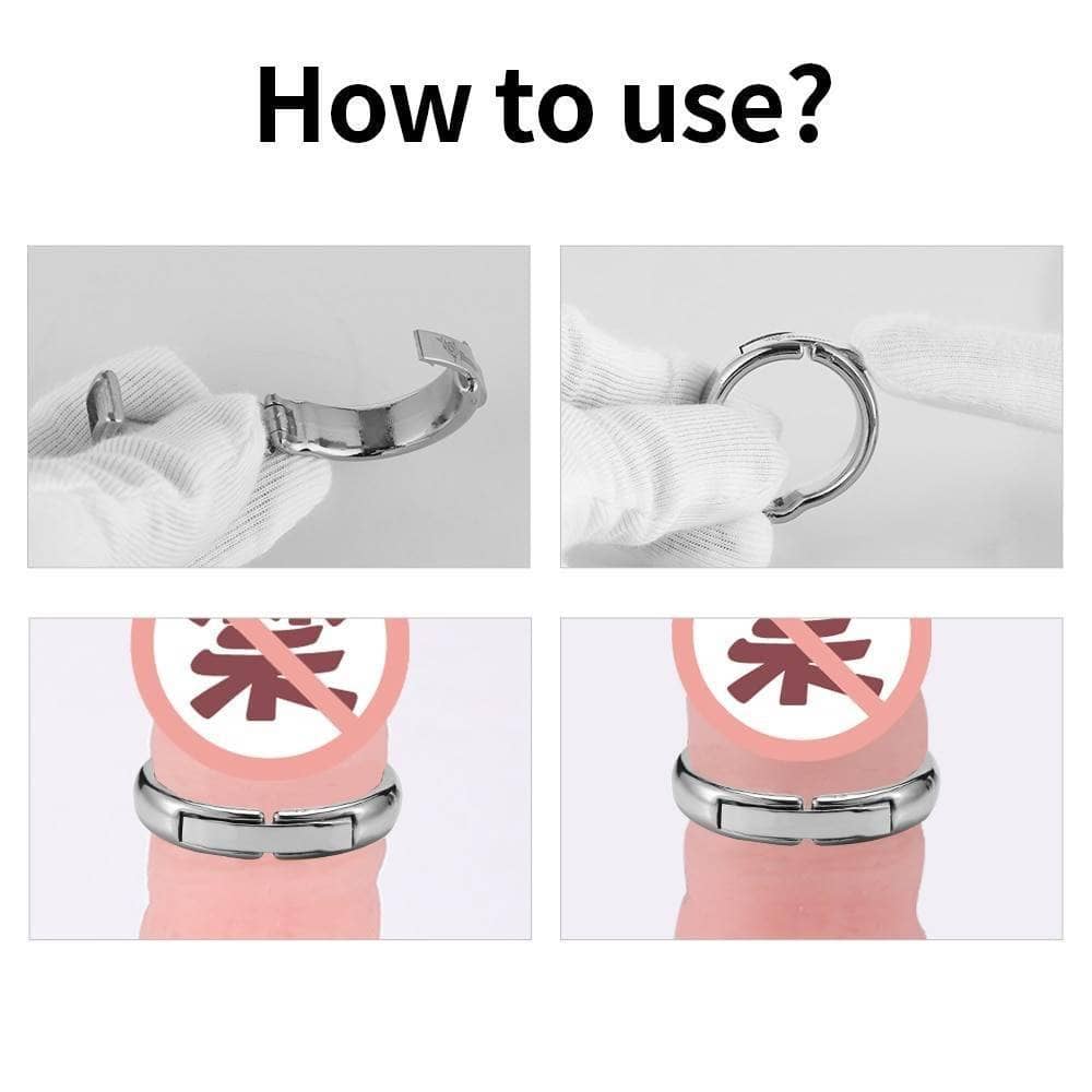 Magnet Cock Ring BDSM Penis Ring Adjustable